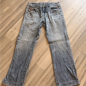 Lrg Men's Washed Gray Straight Jeans